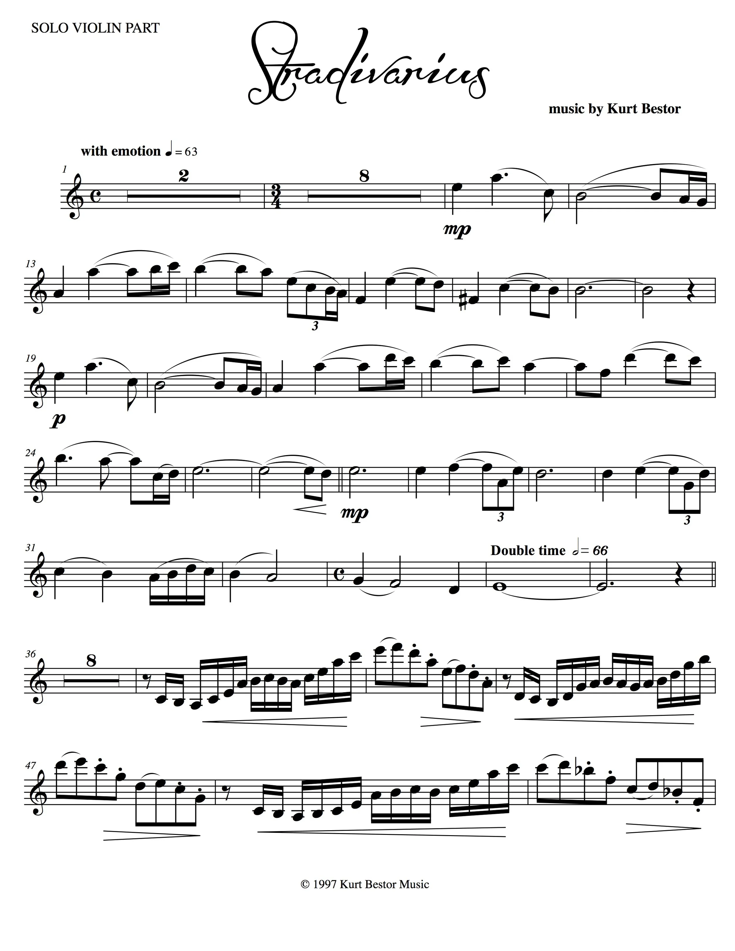 Stradivarius — Kurt Bestor